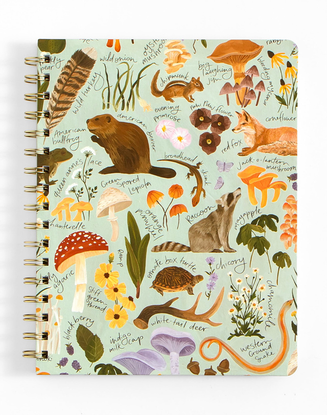 Flora & Fauna Spiral Notebook, 4 of 4