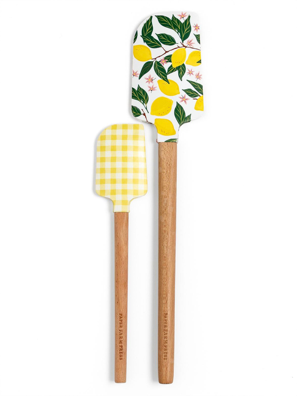 Lemon Grove Silicone Kitchen Spatulas - Set of 2, 3 of 8