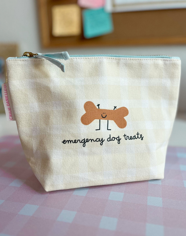 Emergency Dog Treats Canvas Pouch, 2 of 2