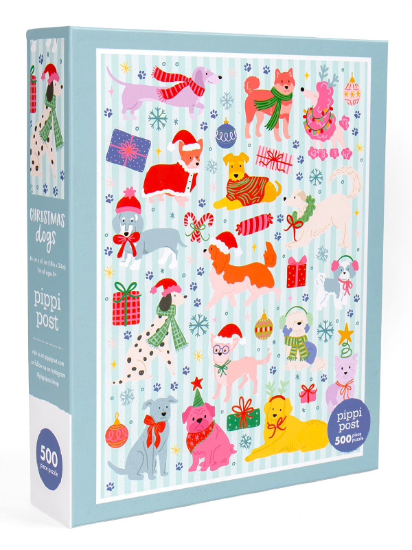 Christmas Dogs - 500 Piece Jigsaw Puzzle, 1 of 7