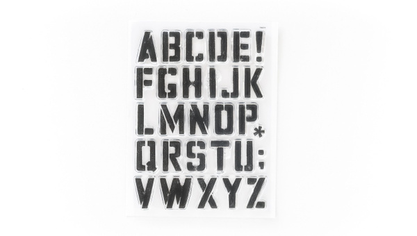 Alphas Are Awesome #32 6×8 Stamp Set, 1 of 2