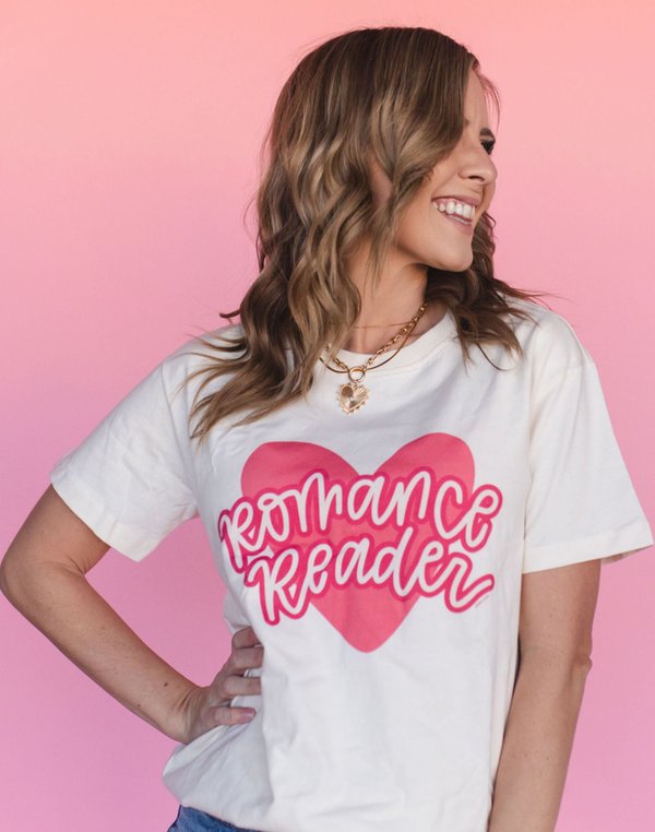 Romance Reader Tee - Ivory, 3 of 4