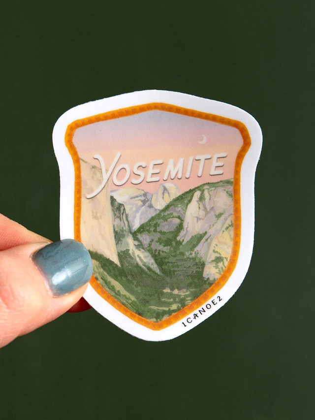 Yosemite National Park Badge Decal Sticker, 1 of 2