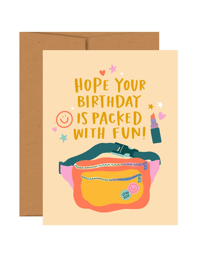 Packed with Fun Birthday Greeting Card, 1 of 2