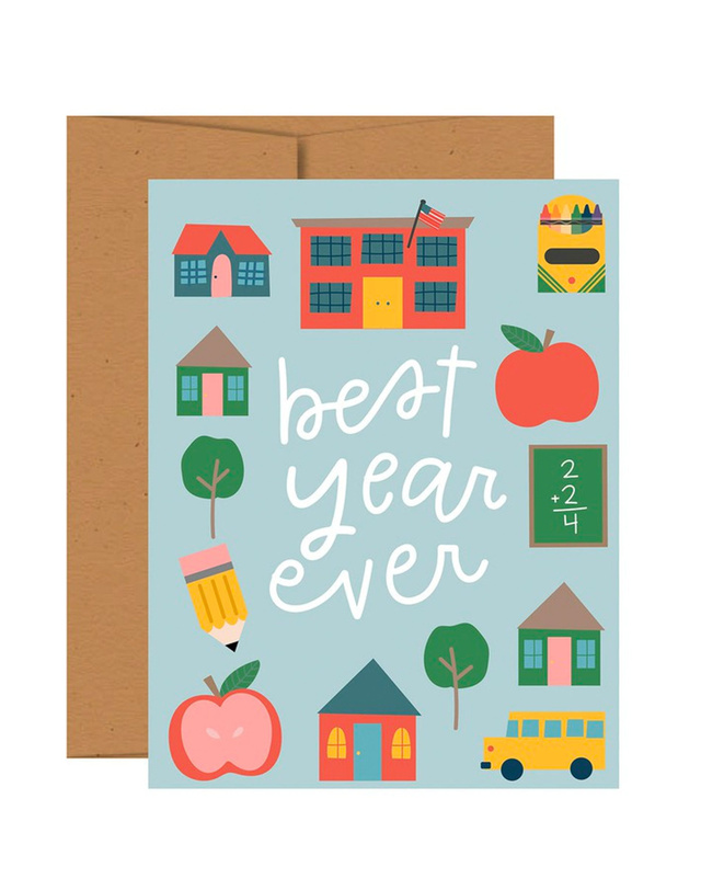 Best Year Ever School Greeting Card, 1 of 1