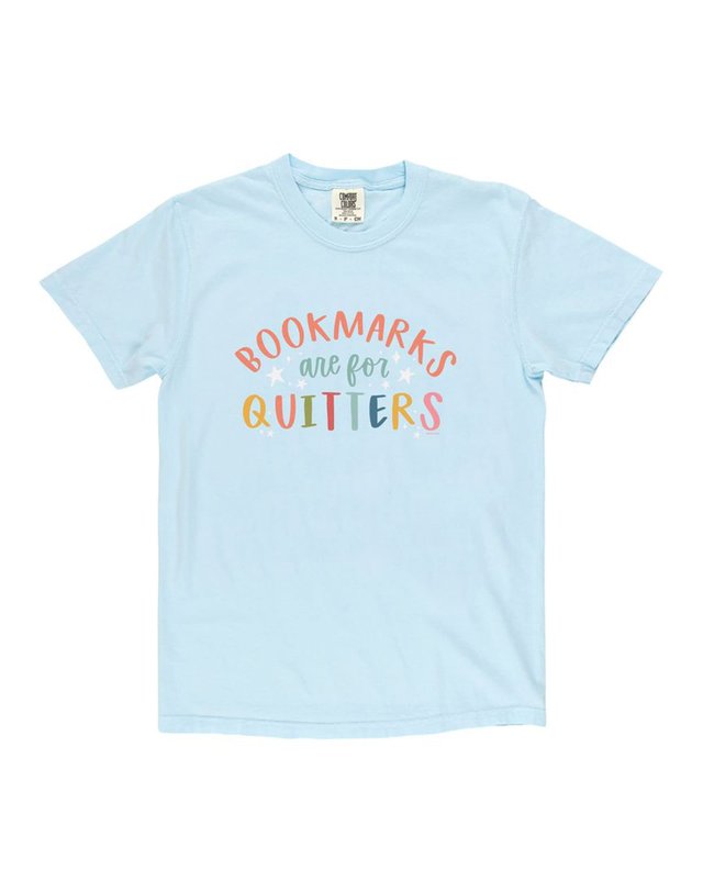 Bookmarks Are For Quitters Tee - Chambray, 3 of 3