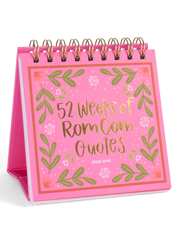 52 Weeks of Rom Com Quotes Desk Flip Calendar, 5 of 7