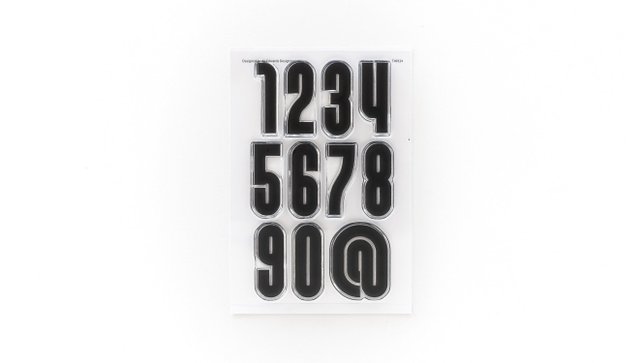 Numbers Are Awesome #13 4×6 Stamp Set, 1 of 2