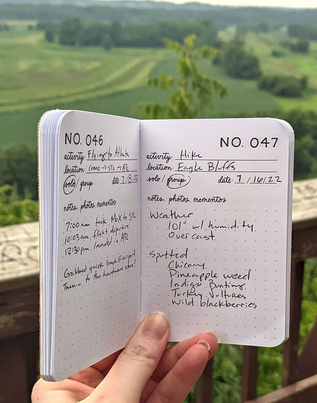 One Hundred Adventures Journal, 2 of 6
