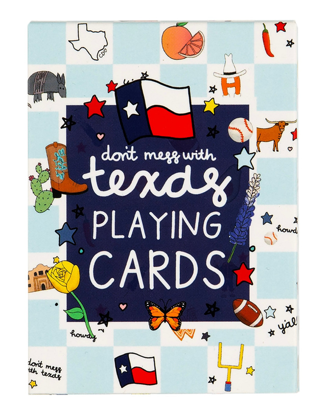 Texas Western Checkerboard Deck of Playing Cards, 1 of 3