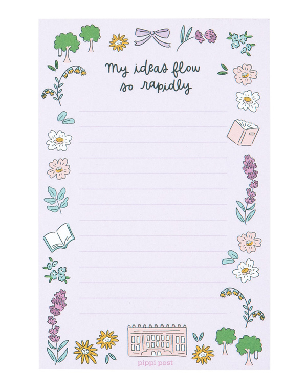 My Ideas Flow So Rapidly Pride and Prejudice 4×6 Notepad, 2 of 3