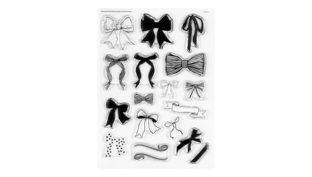 Stamp Set : 6×8 Bows, 1 of 6