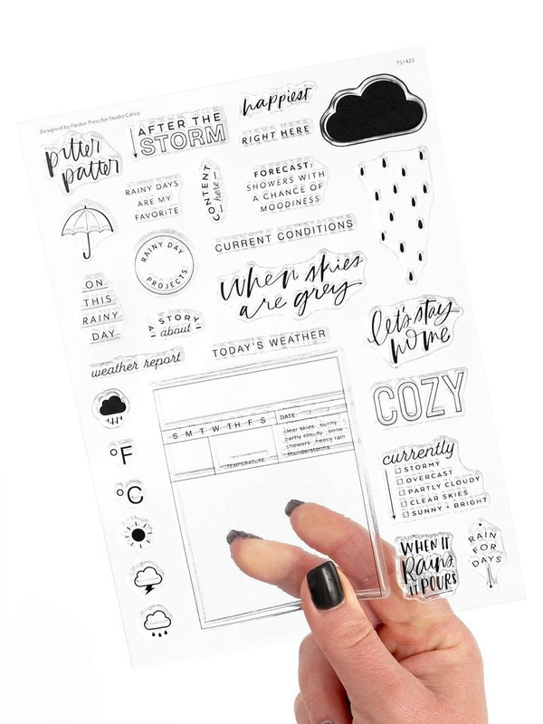 Grey Skies Stamp Kit, 3 of 4