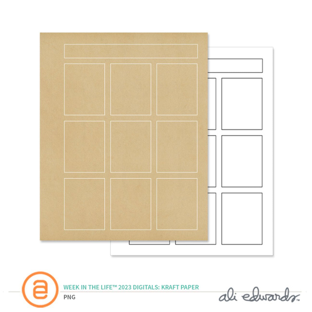 Week In The Life™ 2023 Digital Kraft Paper, 1 of 1