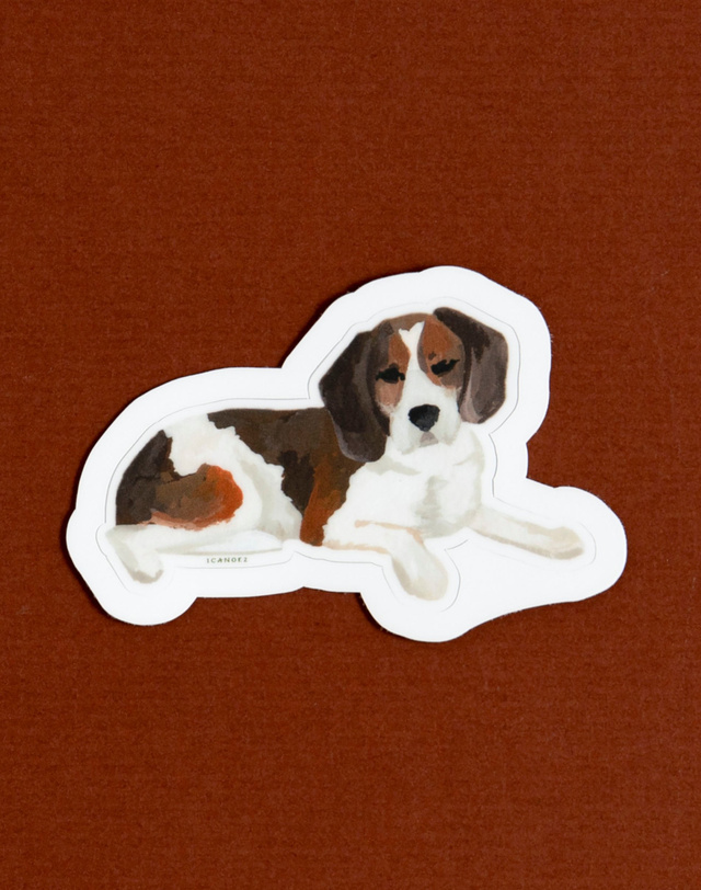 Beagle Decal Sticker, 1 of 2