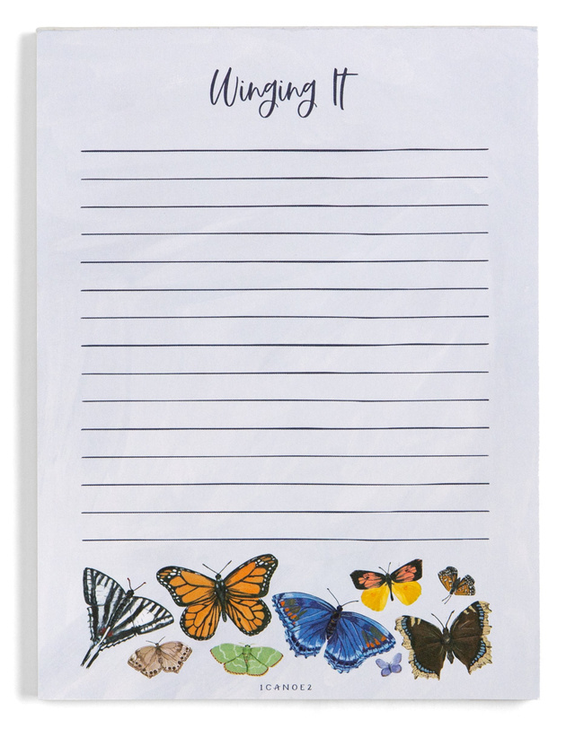 Winging It Butterfly To Do Notepad, 1 of 2