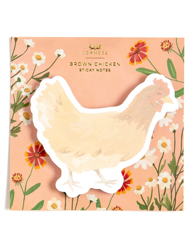 Brown Chicken Sticky Notes, 1 of 3