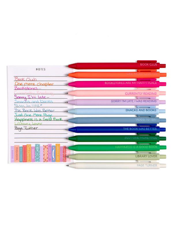 Book Nook Reading Quotes Pen Set of 12, 3 of 3