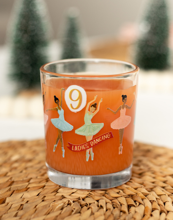 Nine Ladies Dancing 7.5oz Short Juice Glass, 1 of 3