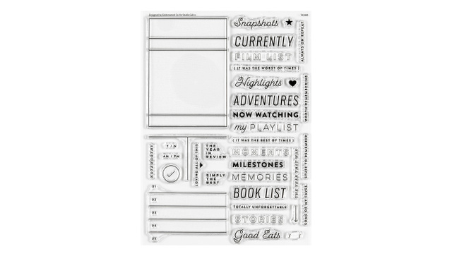 Stamp Set : 6×8 Highlights, 1 of 8