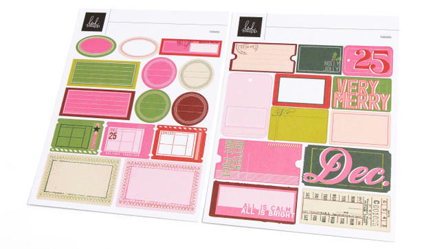 Jolly Holiday 6×8 Label Sticker, 2 of 2