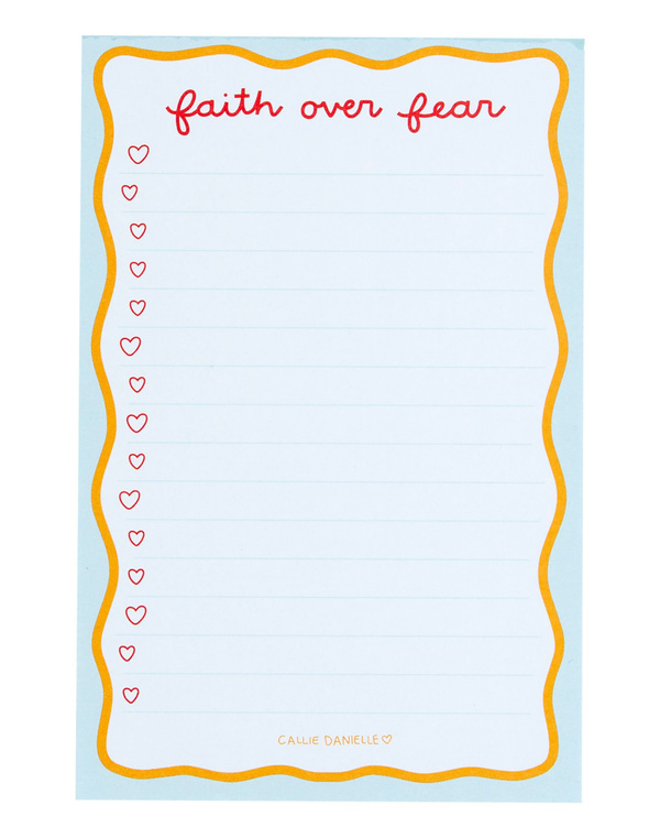 Faith Over Fear Notepad, 1 of 6