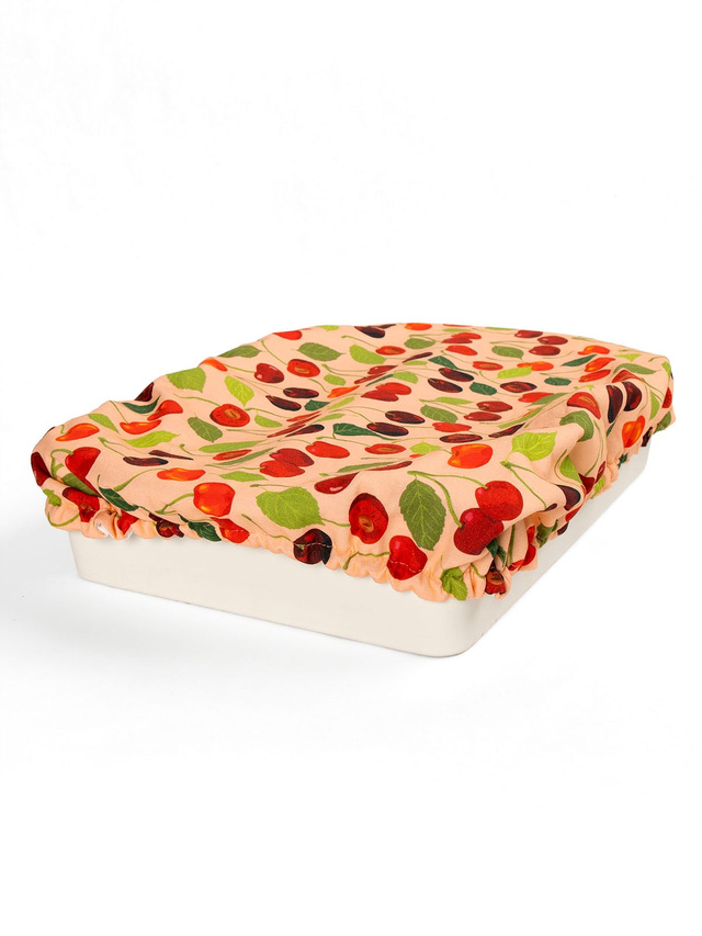 Cherry Grove Reusable Fabric Dish Cover, 1 of 4