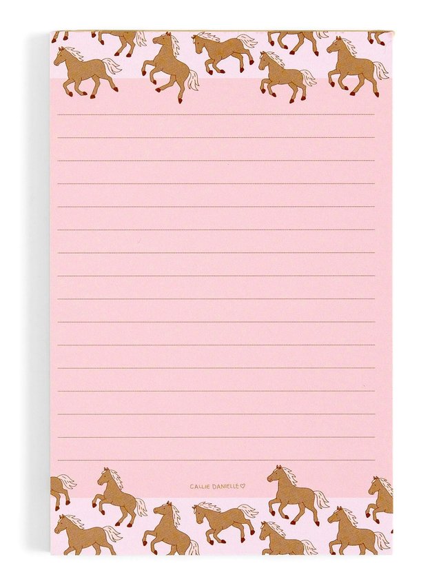 Western Horses 4×6 Notepad, 1 of 3