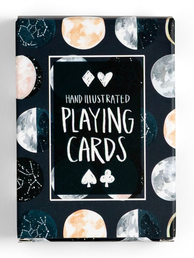 Painted Moons Deck of Playing Cards, 2 of 4