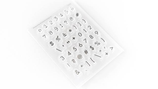 Mini Numbers 3×4 Stamp Set, 2 of 2