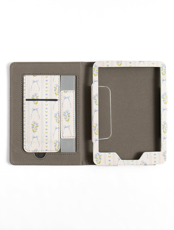 Blue Floral & Bows Kindle Paperwhite 12 Case with Handle, 2 of 2