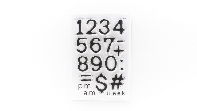Numbers Are Awesome #14 4×6 Stamp Set, 1 of 2