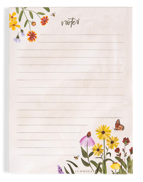 Wildflower Botanicals Notepad, 2 of 2