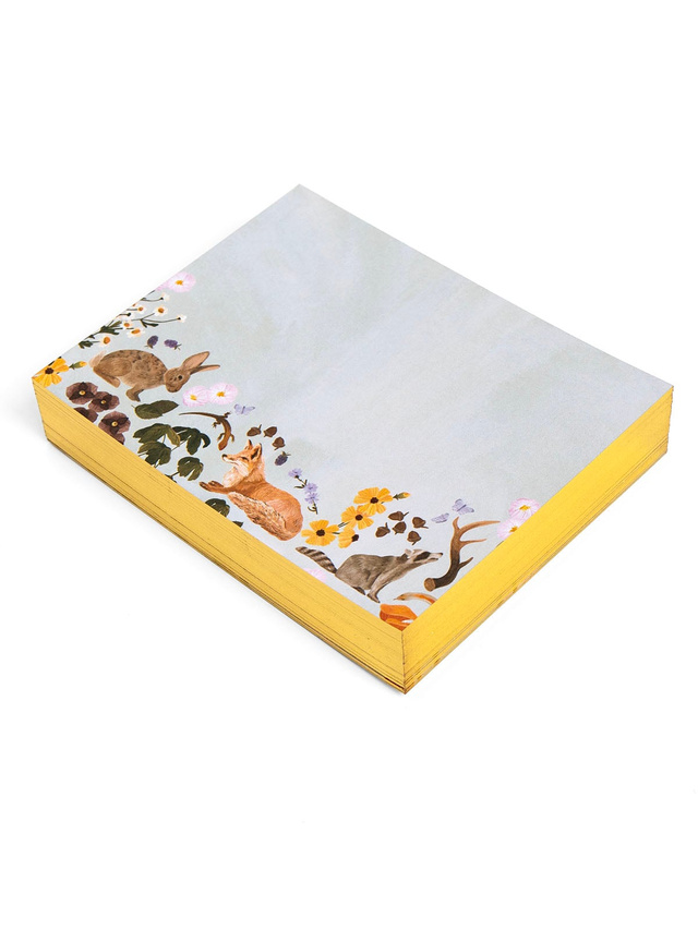 Flora & Fauna Desk Jotter – Flat Notes Set + Organizer Box, 3 of 4