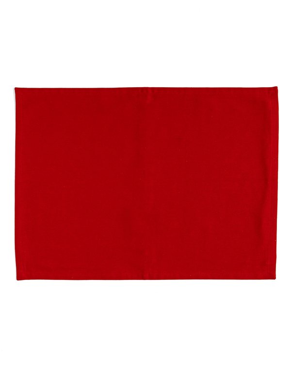 Yuletide Blooms Christmas Cloth Table Placemat Set, 4 of 4