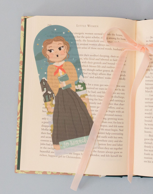 Little Women Jo March Transparent Bookmark, 2 of 4