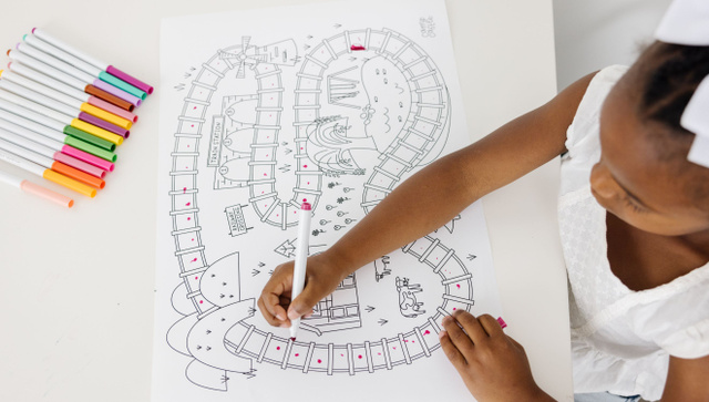 Train Printable Play Mats, 3 of 5