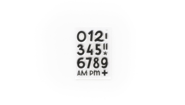 Numbers Are Awesome #5 4×6 Stamp Set, 1 of 2