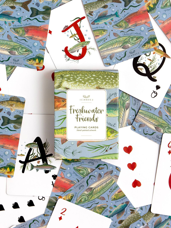 Freshwater Fish Deck of Playing Cards, 2 of 3