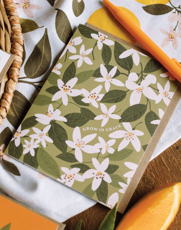 Grow In Grace Flower Garden Greeting Card, 2 of 2
