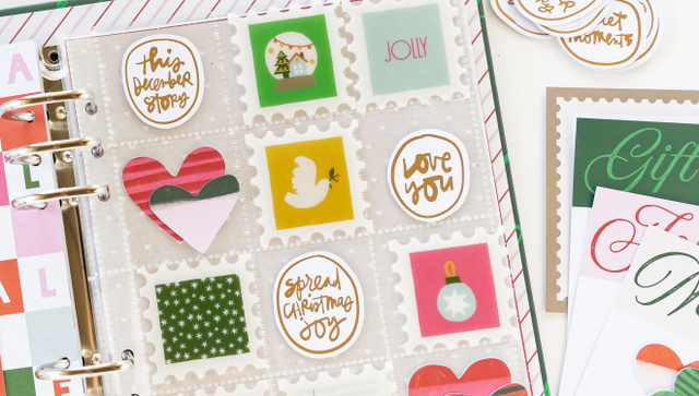 December Daily® 2026 2×2 Plastic Postage Die Cuts, 3 of 4