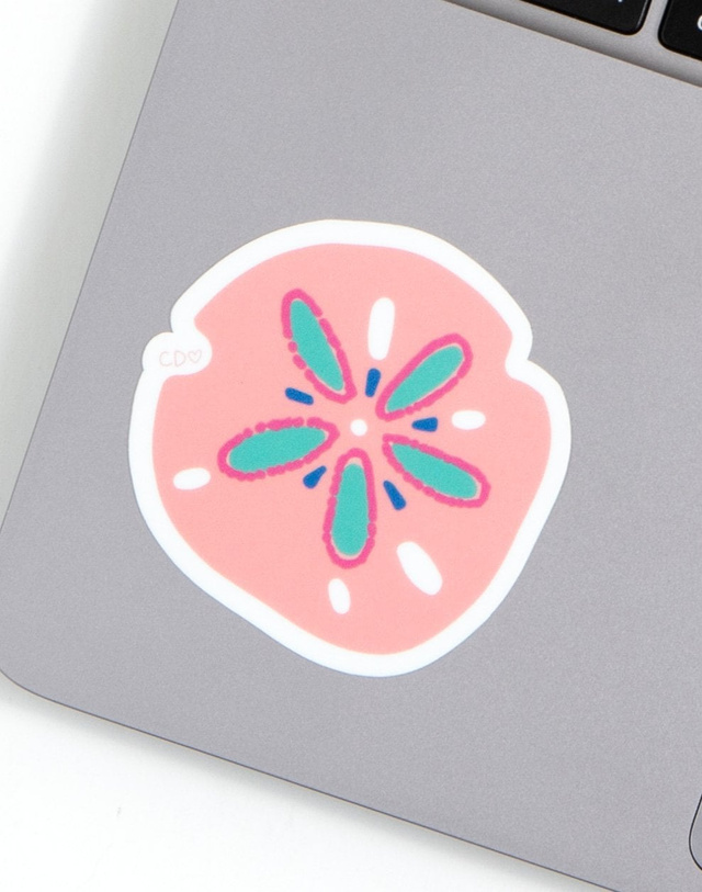 Sand Dollar Decal Sticker, 2 of 2