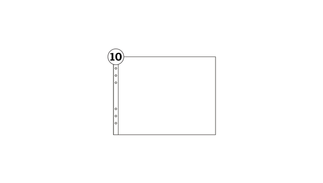 10×8 Single Sheet Page Protector Pack, 1 of 1