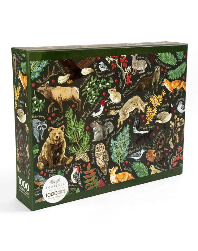 Winter Flora & Fauna - 1,000 Piece Jigsaw Puzzle, 1 of 7