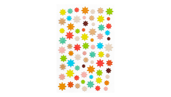 Starburst Puffy Sticker Sheet, 1 of 2