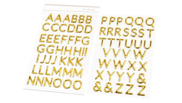 Scrapbook Kit - Alphabet, 5 of 5