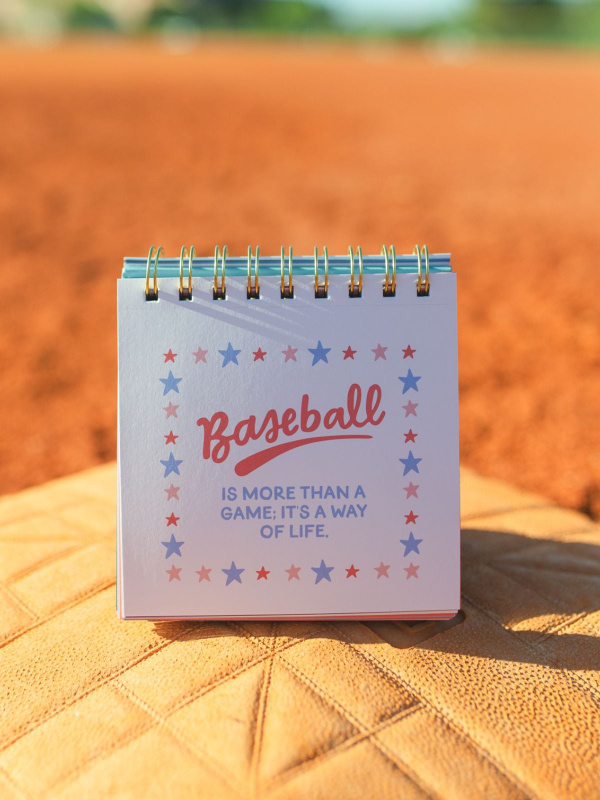 52 Weeks of Baseball Quotes Flip Desk Calendar, 3 of 4