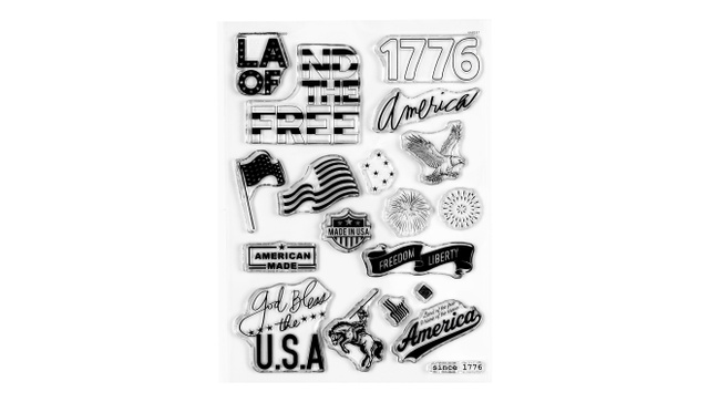 Stamp Set : 6×8 American Made, 1 of 2