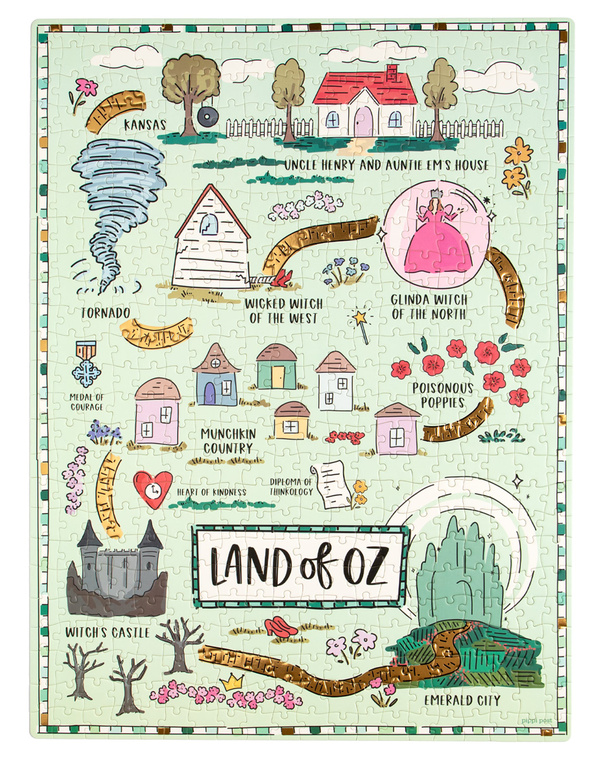 Puzzle 500 Pezzi Wizard Of Oz – Sfida Colorata Per Adulti E Bambini, Idea Regalo - 2