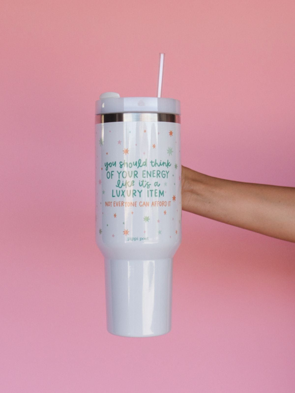 Energy Is A Luxury 40oz Tumbler, 1 of 7